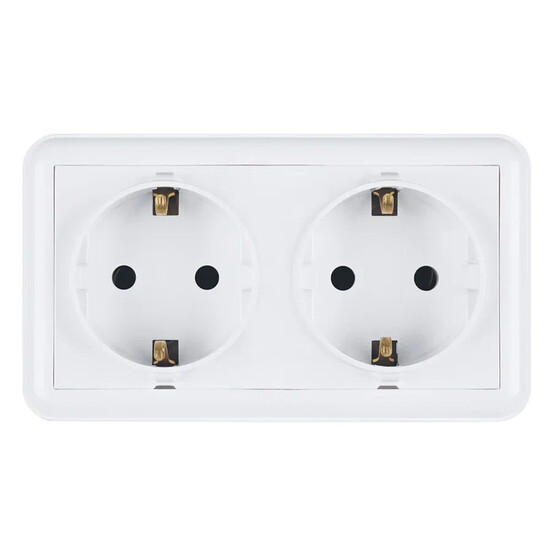 Nilson Unique İkili Priz Sıva Üstü