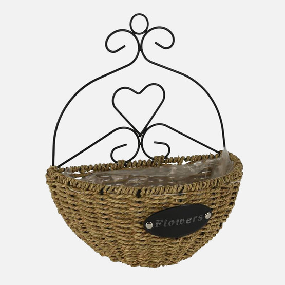 Ferforje Hasır Saksı