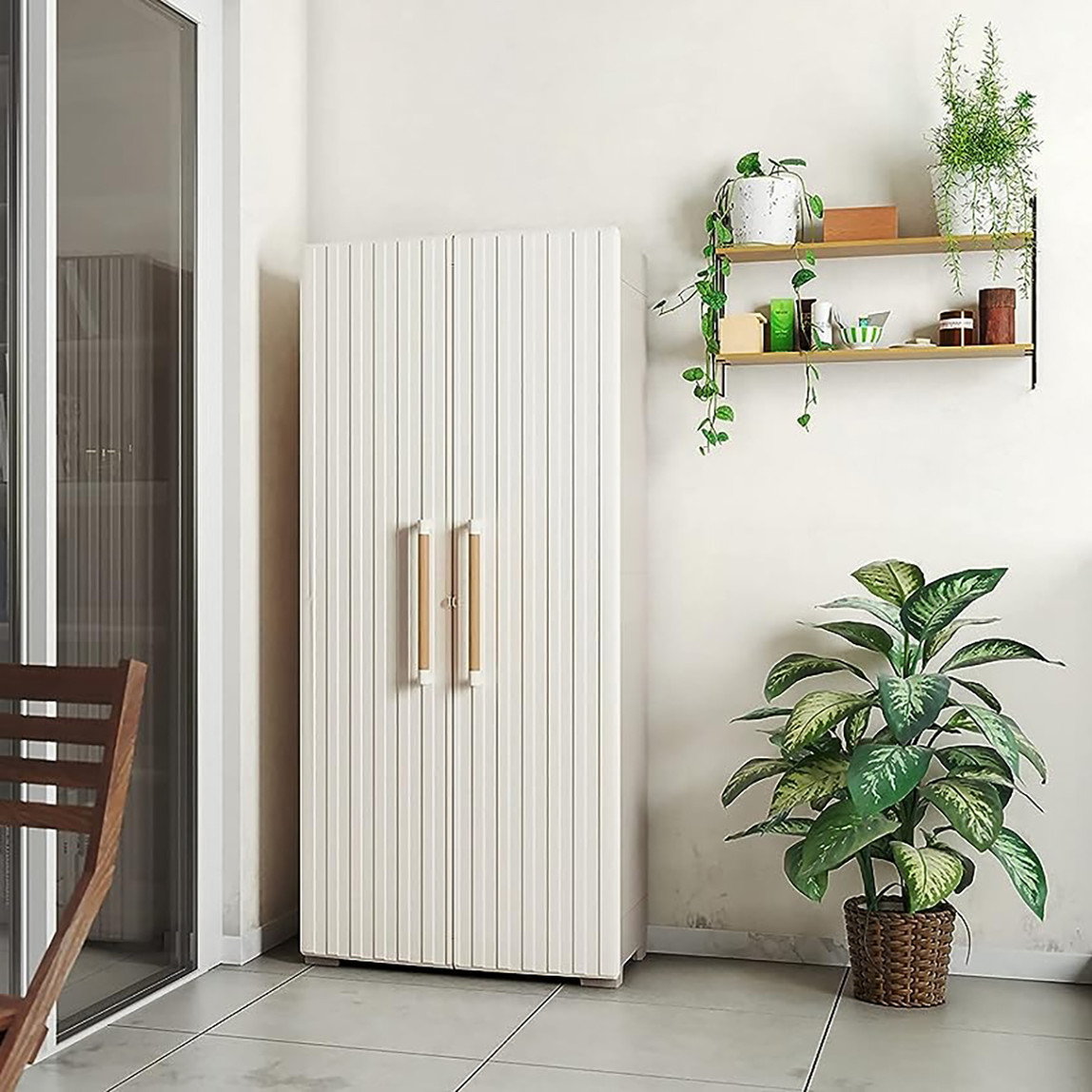    Keter Groove 3 Raflı Plastik Dolap Bej 