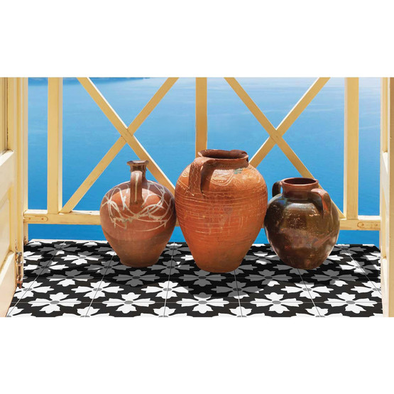 Ege Seramik Kenzzı Kasbah Black 20X20Cm 0,48 M2
