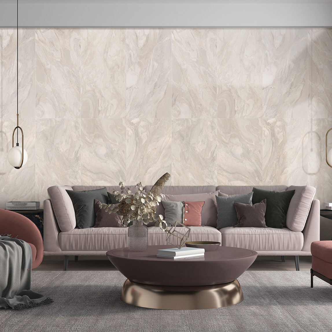    Ege Seramik Horızon Beyaz 60X120Cm 1,44 M2        