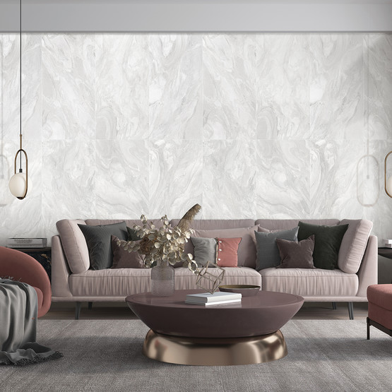 Ege Seramik Horizon Açık Gri 60x120Cm 1,44 M2 Sırlı Granit