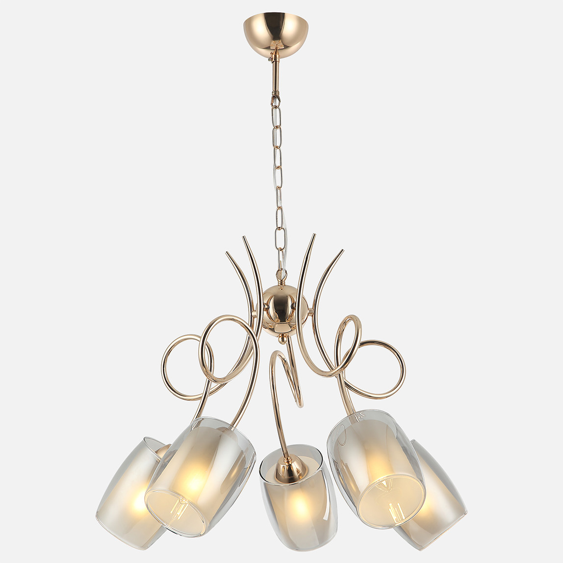    Lucea Berre 5'li Avize Altın 