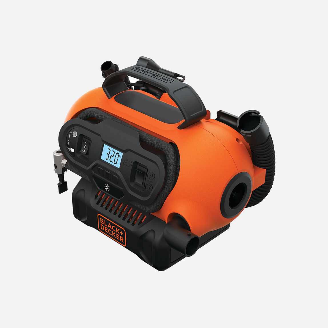   Black&Decker BDCINF18N-QS 12Volt/220Volt/18Volt Li-Ion 160PSI Şarjlı Hava Kompresörü 