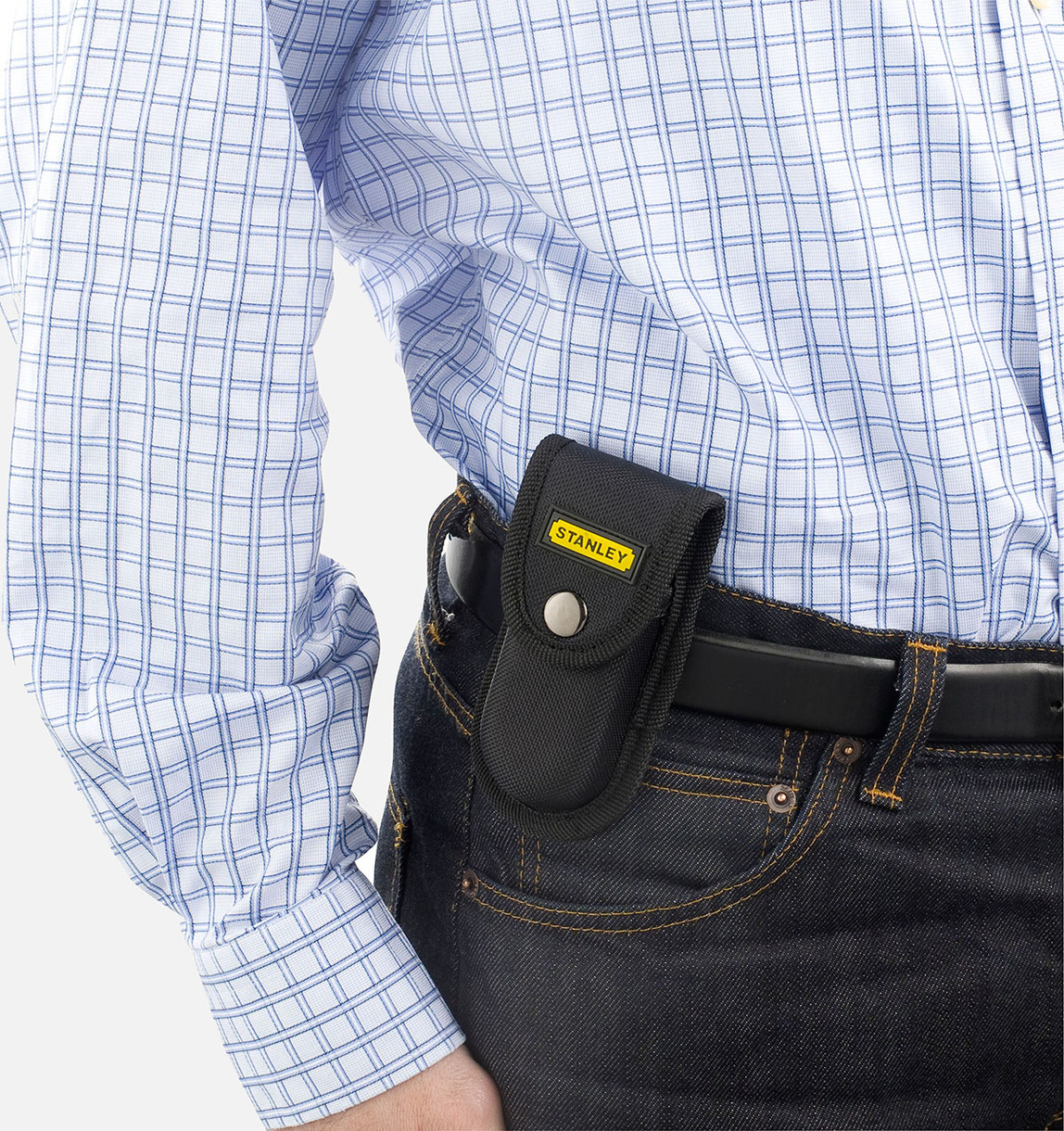    Stanley 12 Parça Aksesuarlı Çok Fonksiyonlu Pense + Bel Taşıma Çantası 