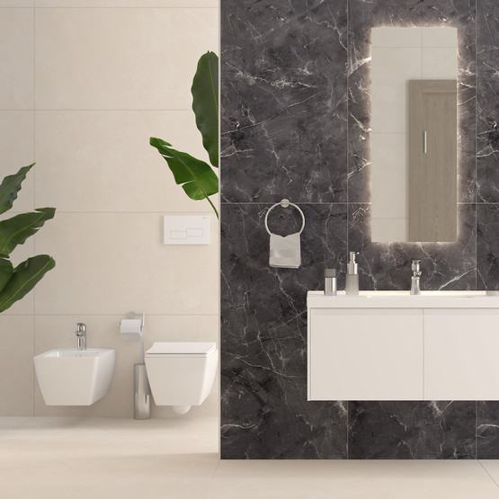 Duratiles Marmol Antrasit Tam Parlak 60x120Cm 2,16 m2   