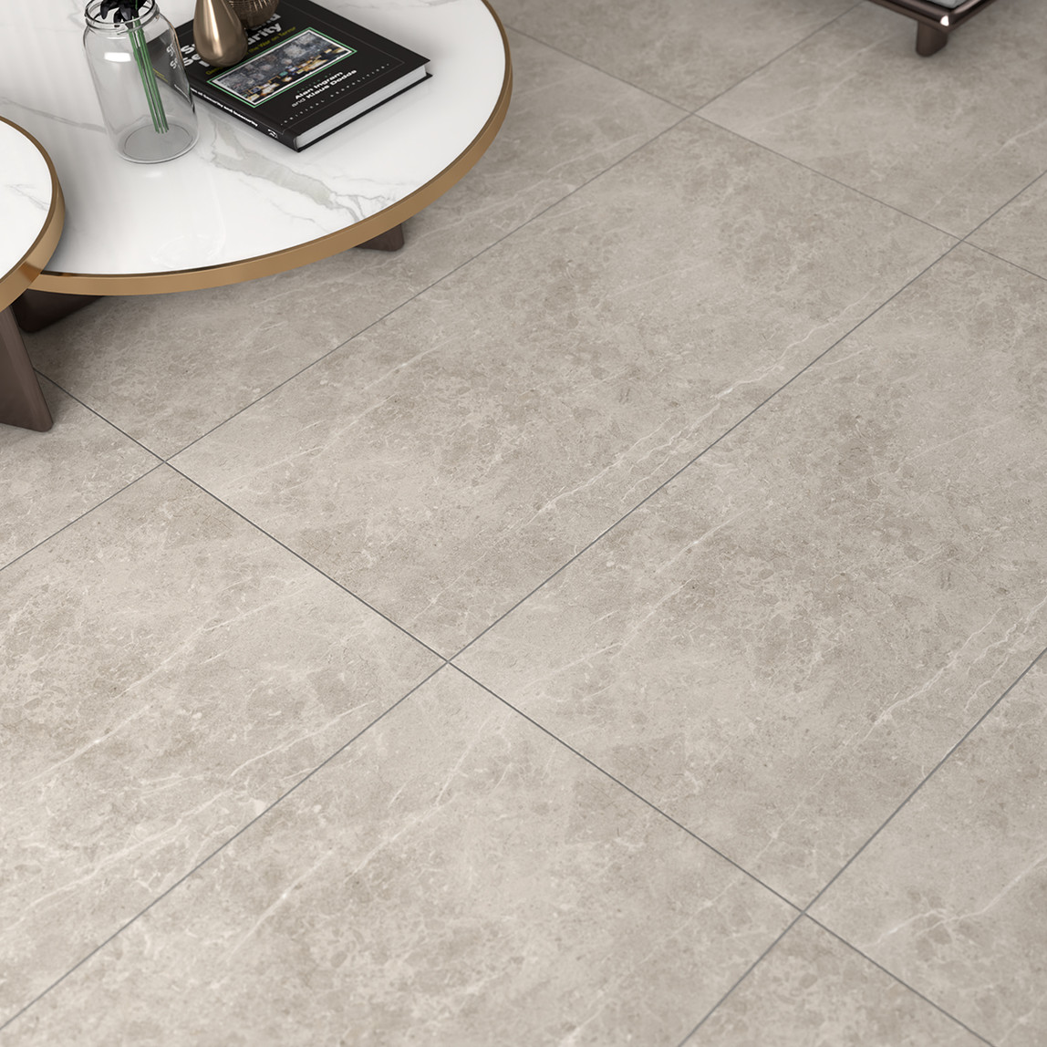    Duratiles Botticino Grey Tam Parlak 60x120Cm 2,16 m2     