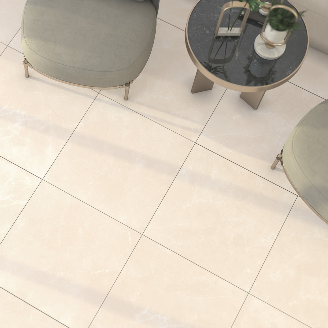    Duratiles Pulpispr Pure Gri Parlak 60x60 1,44 m2 