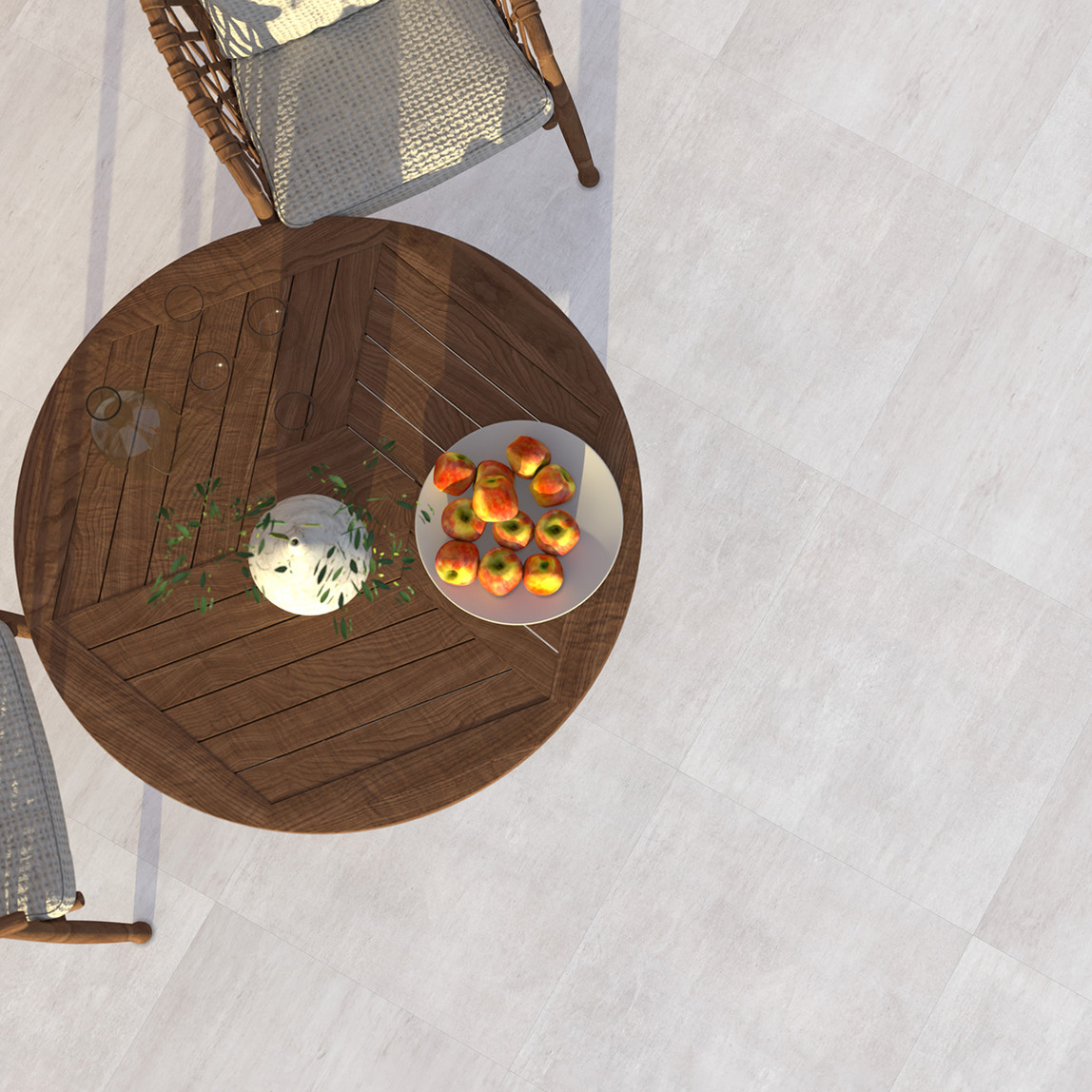    Duratiles Loft Gri Tam Parlak 60x60Cm 1,44 m2         