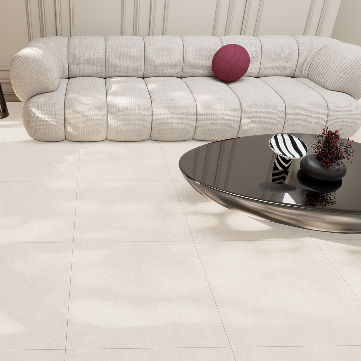    Duratiles Galeria Bone Mat Yer Seramiği 61x61Cm 1,86 m2    