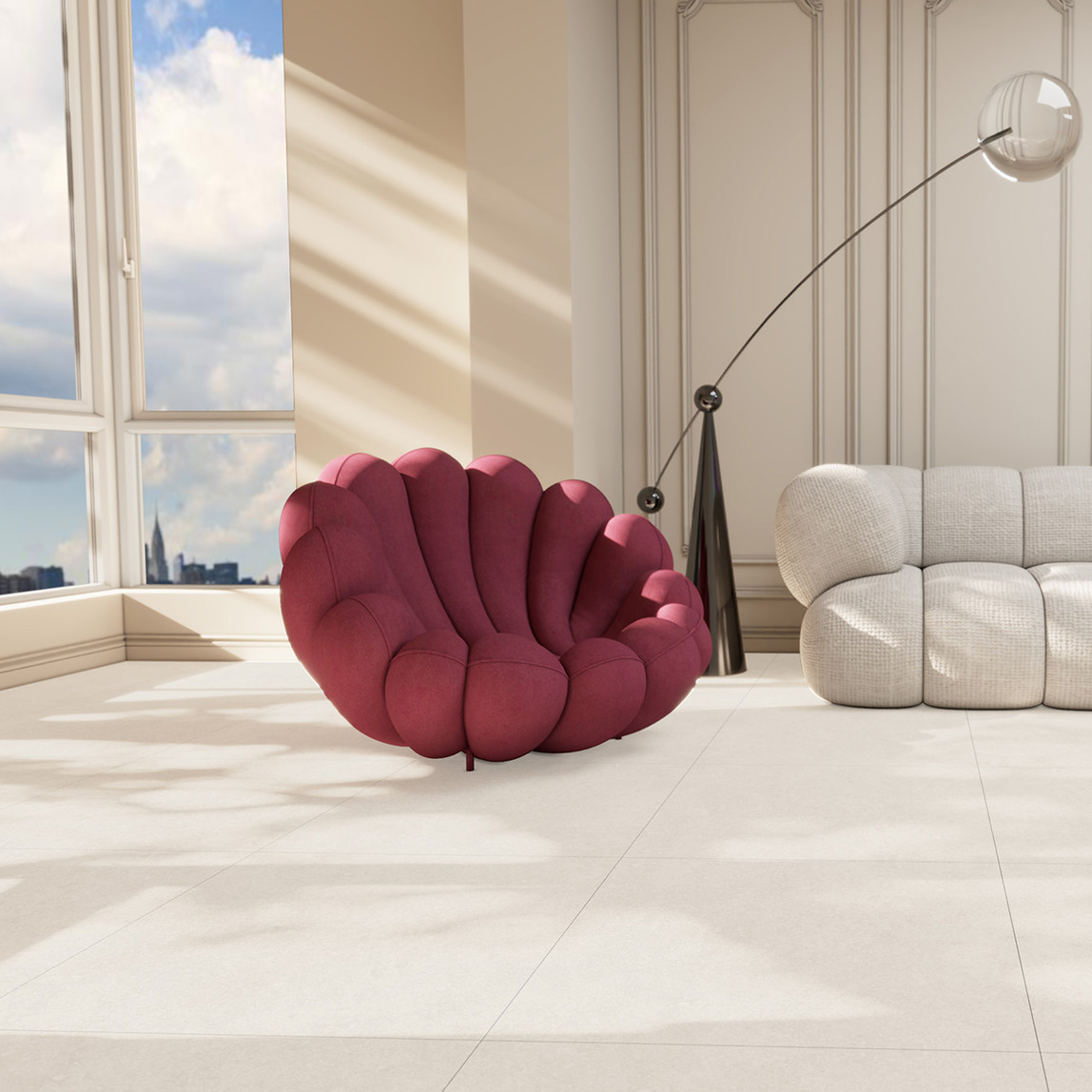    Duratiles Galeria Bone Mat Yer Seramiği 61x61Cm 1,86 m2    