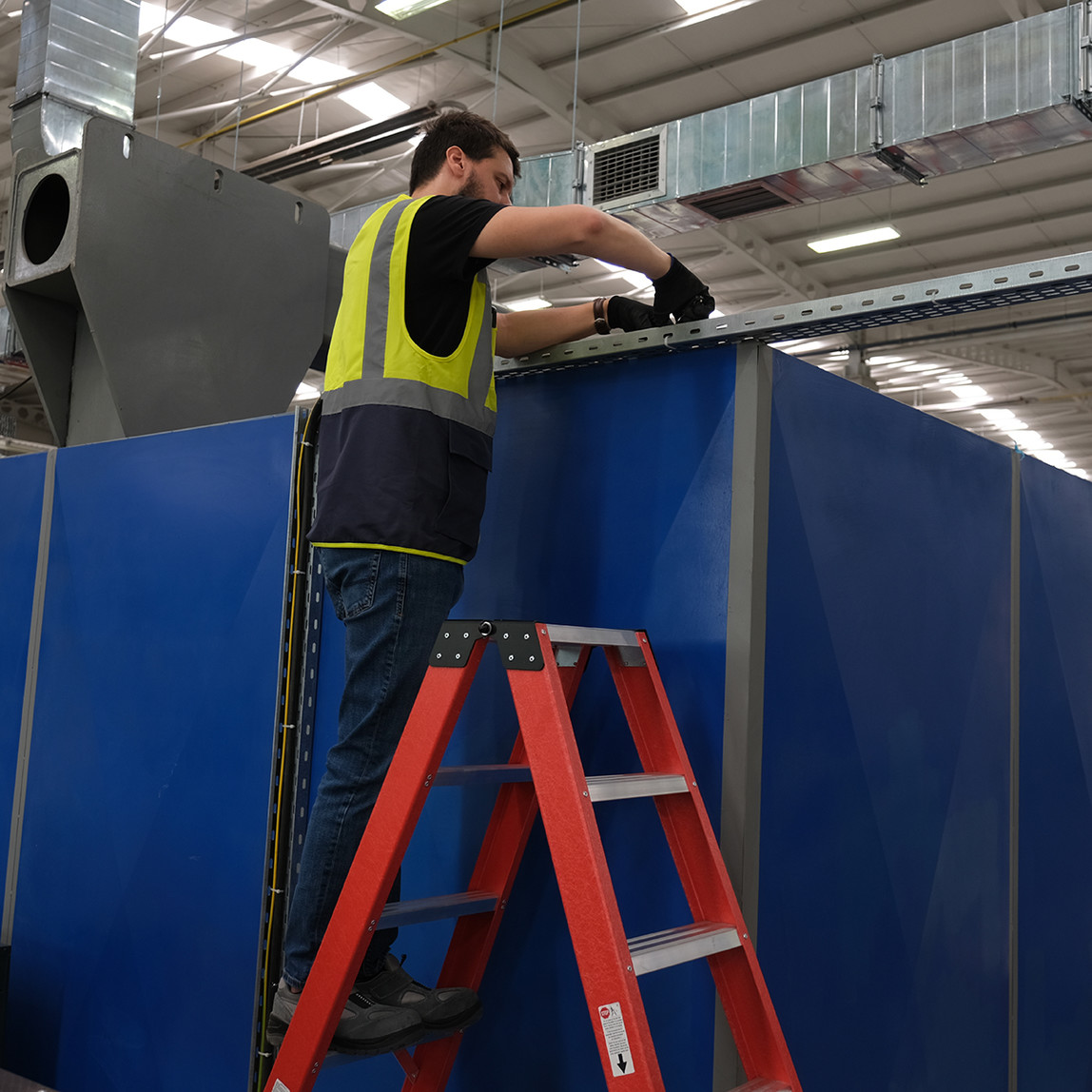    Çağsan BFC4 Fibero Elektrik Yalıtımlı 4 Basamaklı Merdiven 