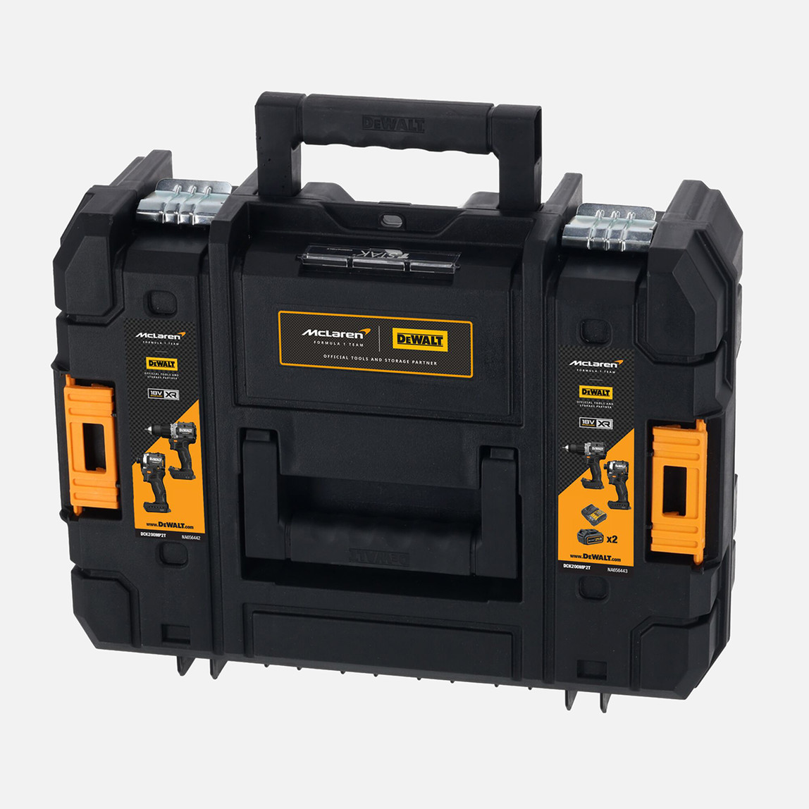    Dewalt DCK200MP2T-QW X Mclaren 18V XR 5.0 Ah. 2'li Akülü Vidalama Makine Seti 