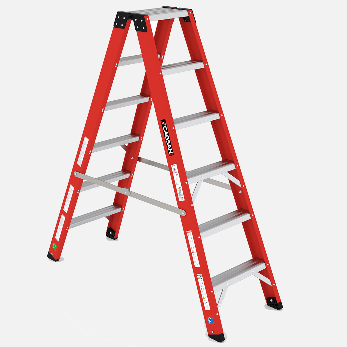    Çağsan BFC6 Fibero Elektrik Yalıtımlı 6 Basamaklı Merdiven 