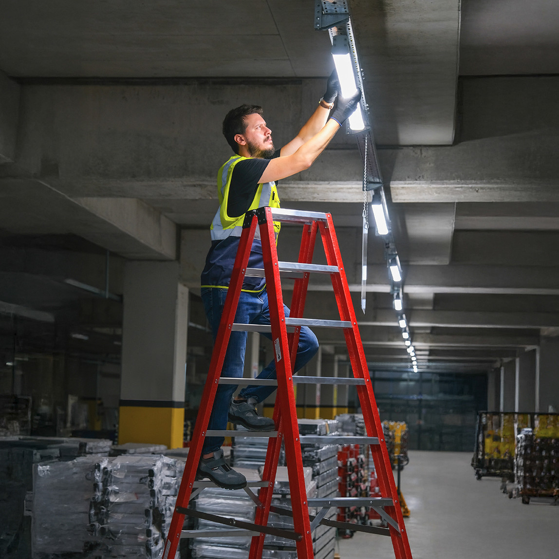    Çağsan BFC6 Fibero Elektrik Yalıtımlı 6 Basamaklı Merdiven 