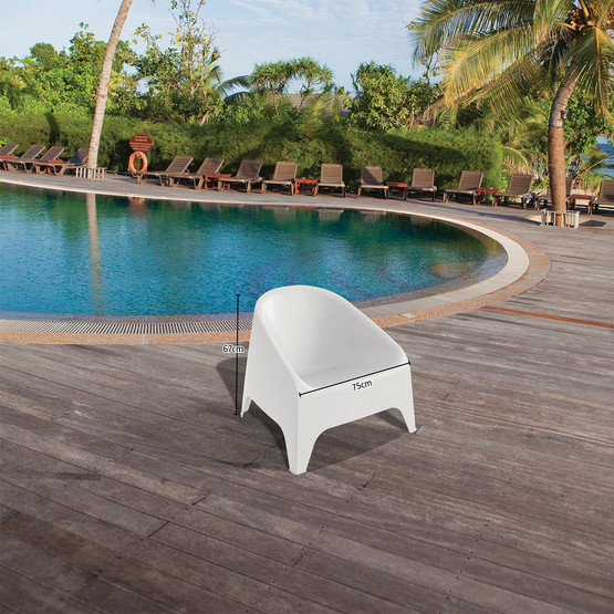 Matera Bahçe Koltuk Beyaz

