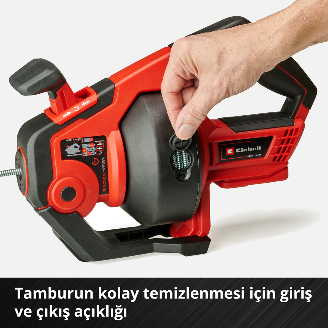    Einhell Te-Da 18/760 Li Akülü Boru Açma Makinesi Solo (Akü ve Şarj Cihazı Dahil Değildir.) 
