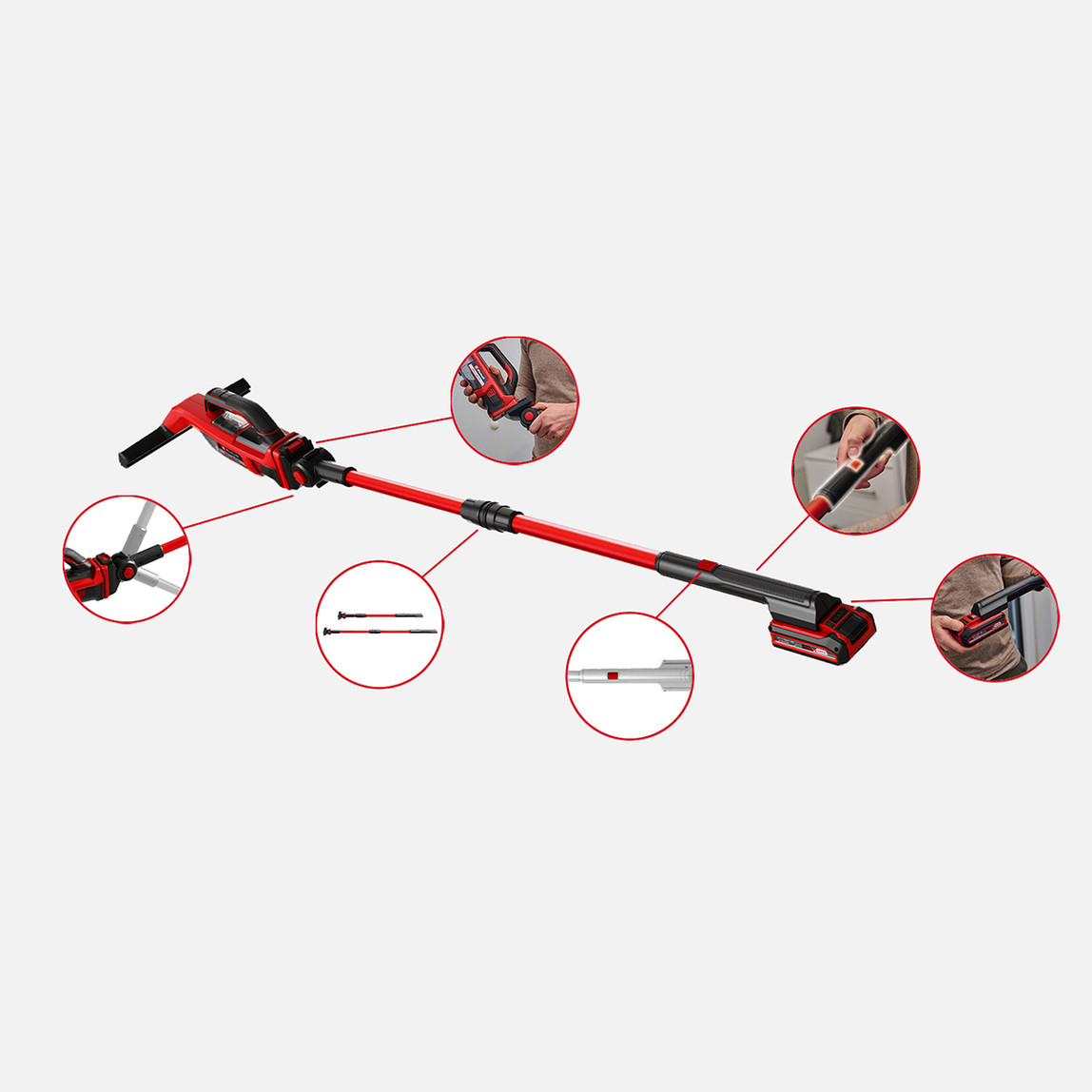    Einhell Brillianto Uzatma Kolu Teleskopik Uzatmalı 