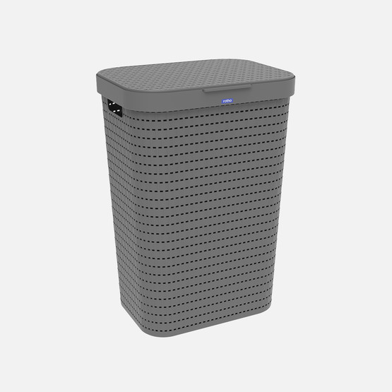 Rotho Kapaklı Çamaşır Sepeti Antrasit