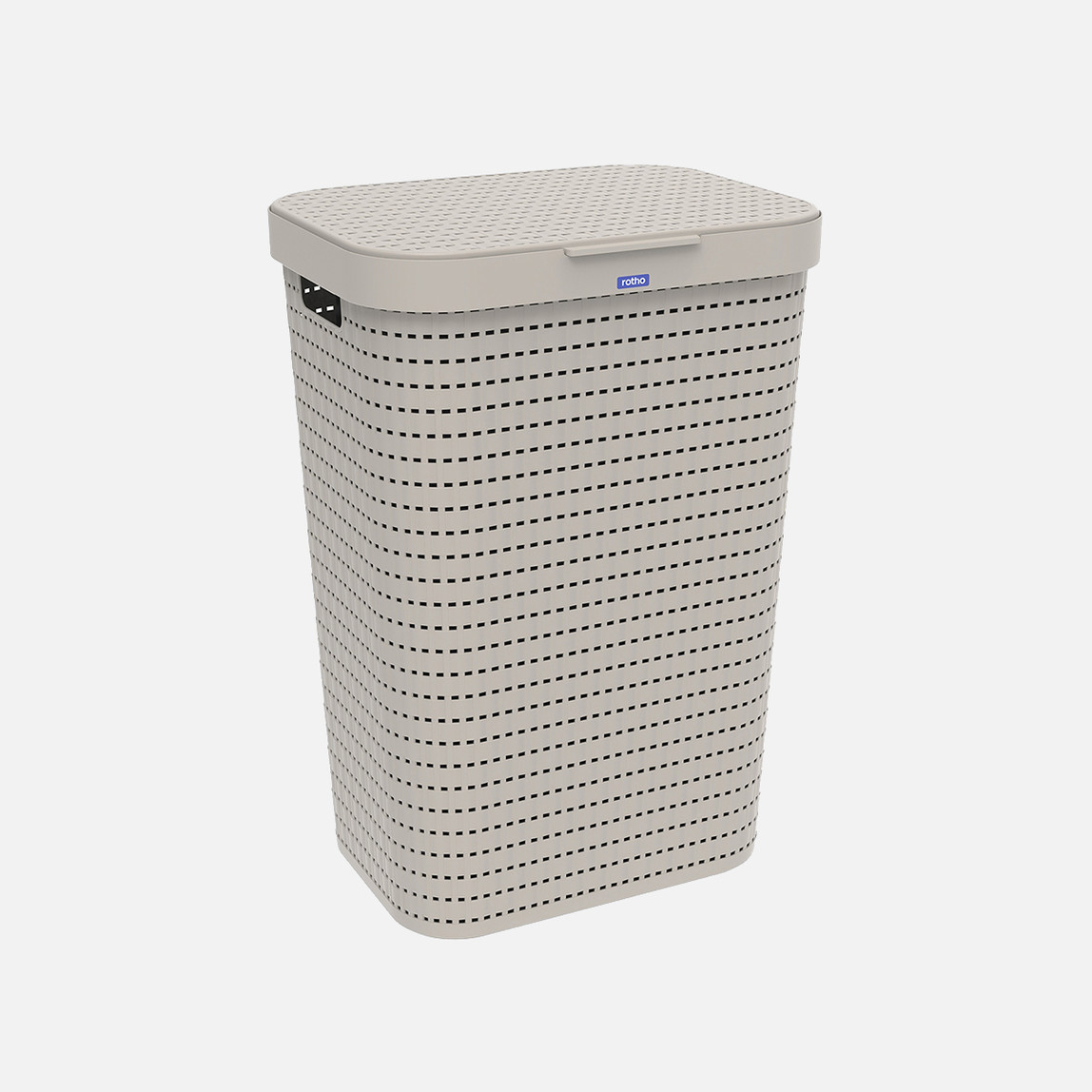    Rotho Kapaklı Çamaşır Sepeti Kahve 