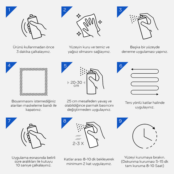 Kluger Dynamo Akrilik Düz Sprey Boya Krem RAL 1015 400 ML

