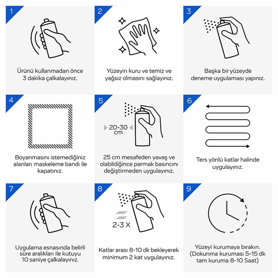 Kluger Dynamo Sprey Boya Plastik Yüzey Astarı Şeffaf 350 400 ML