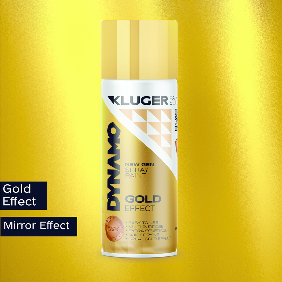    Kluger Dynamo Sprey Boya Altın Ayna Efekt 403 400 ML

 
