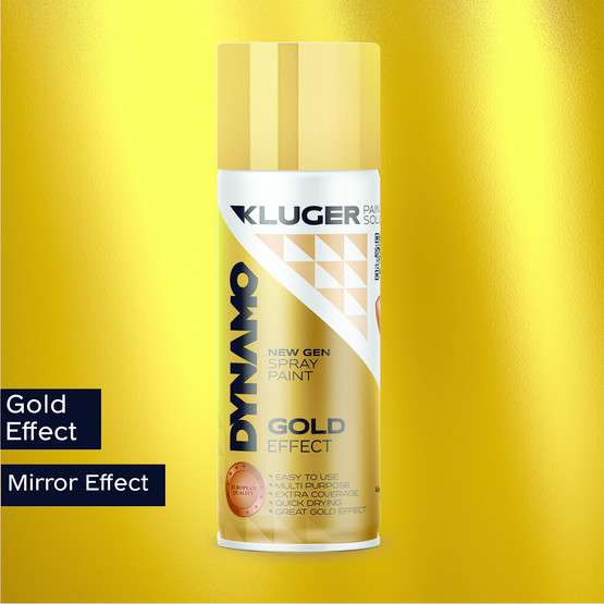 Kluger Dynamo Sprey Boya Altın Ayna Efekt 403 400 ML

