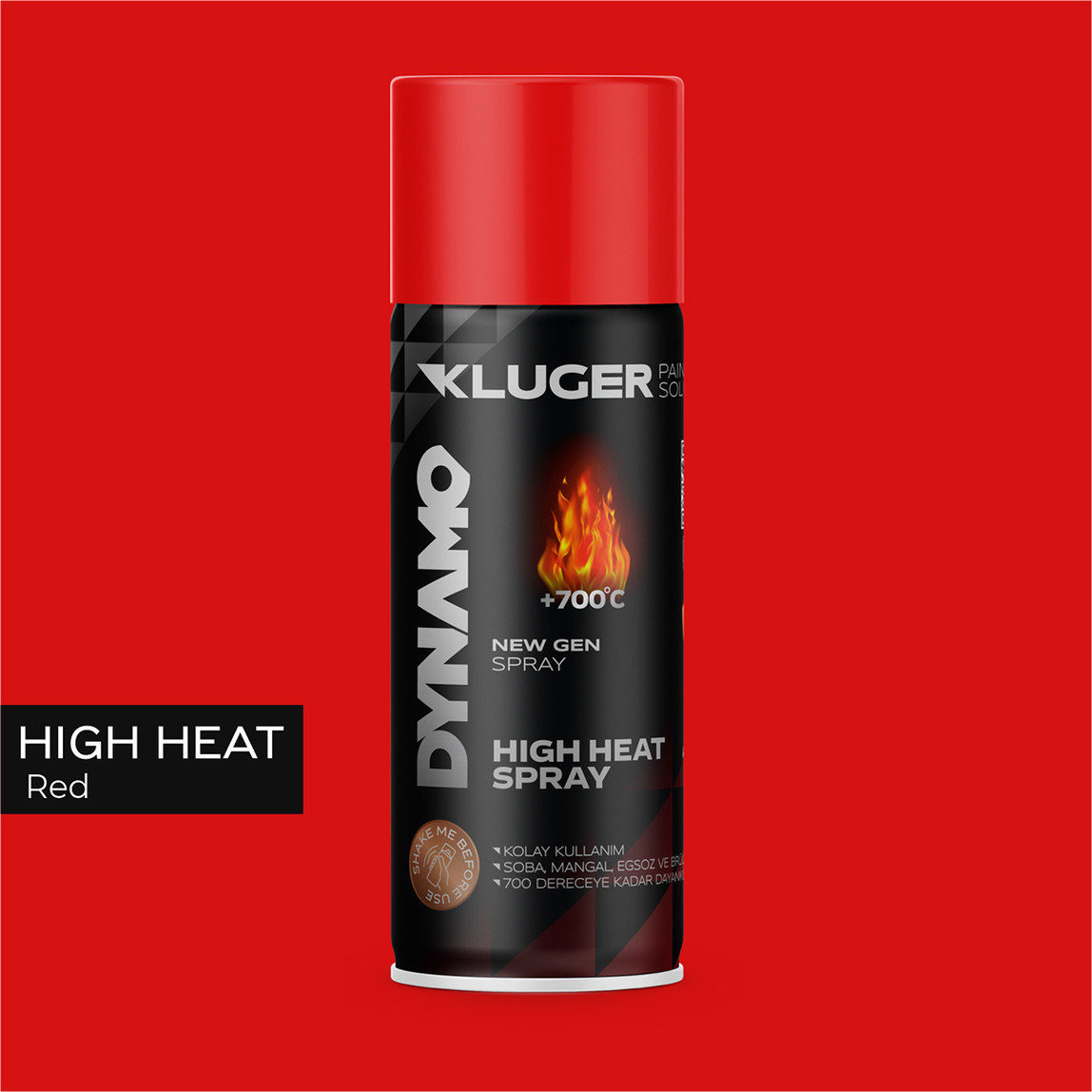    Kluger Dynamo Sprey Boya Isıya Dayanıklı Kırmızı 505 400 ML

 