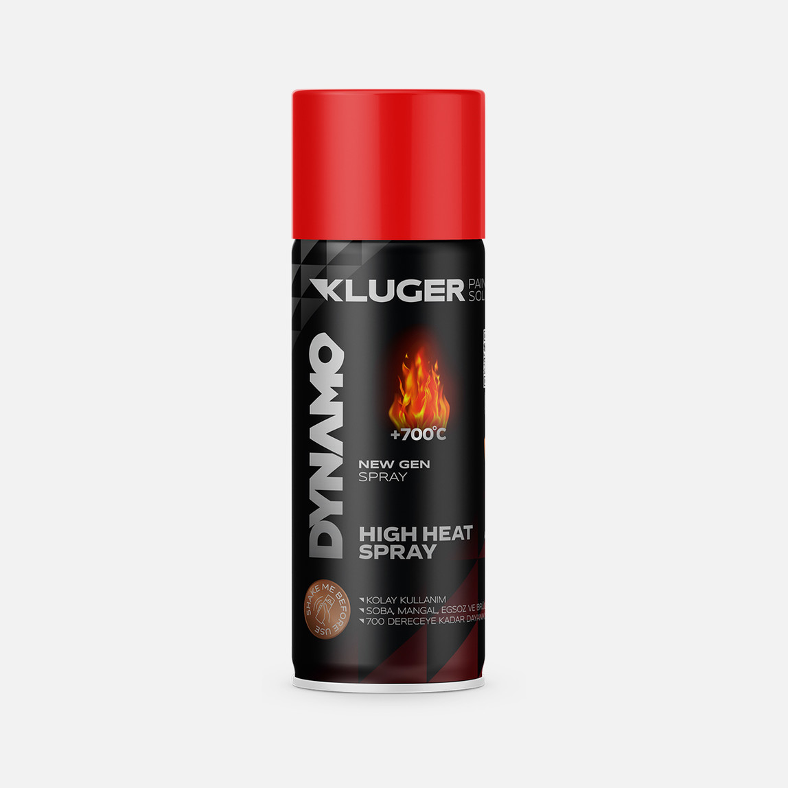    Kluger Dynamo Sprey Boya Isıya Dayanıklı Kırmızı 505 400 ML

 