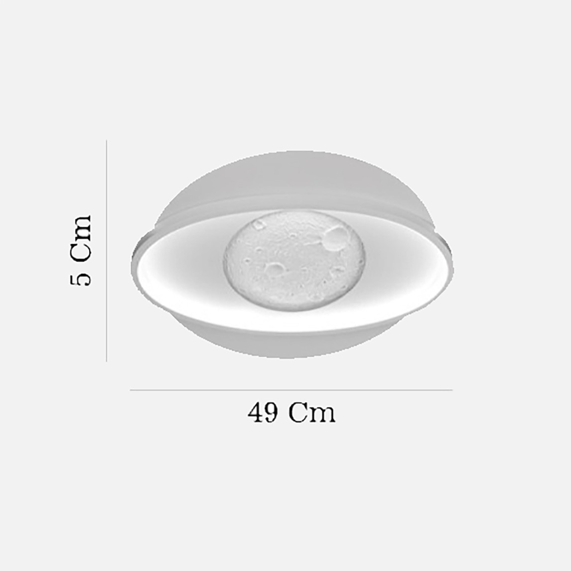   Lucea Nieva Çok Fonsiyonlu RGB Led Plafonyer 61W 