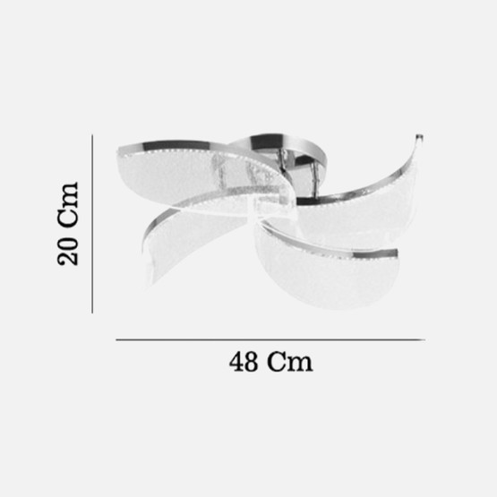 Lucea 4'lü Led Plafonyer