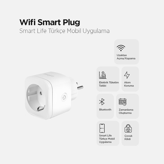 Ttec Mouje Akım Korumalı Priz Wifi