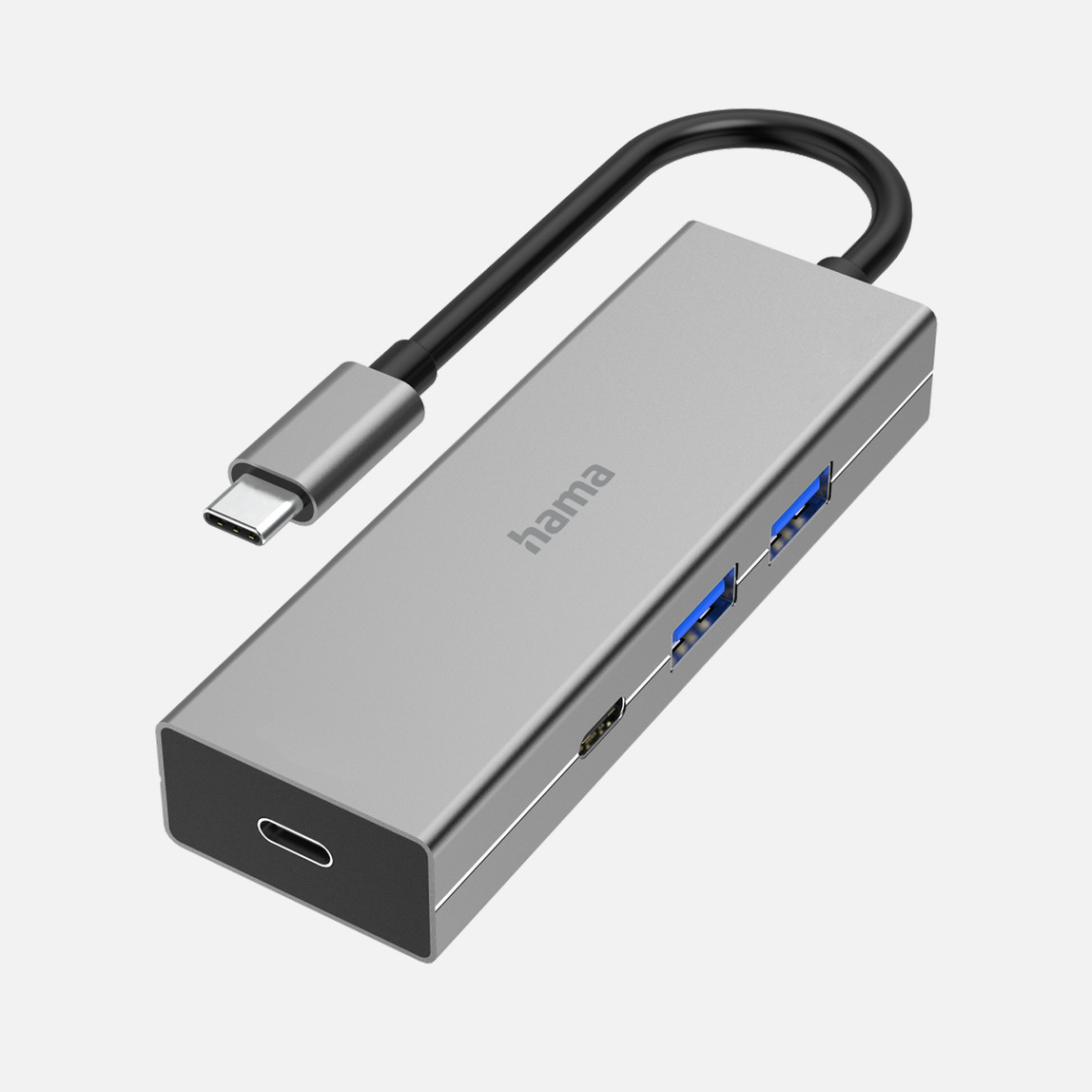    Hama USB-C-Hub, 4 Ports, 2x USB-A, 2x USB-C, USB 3.2 