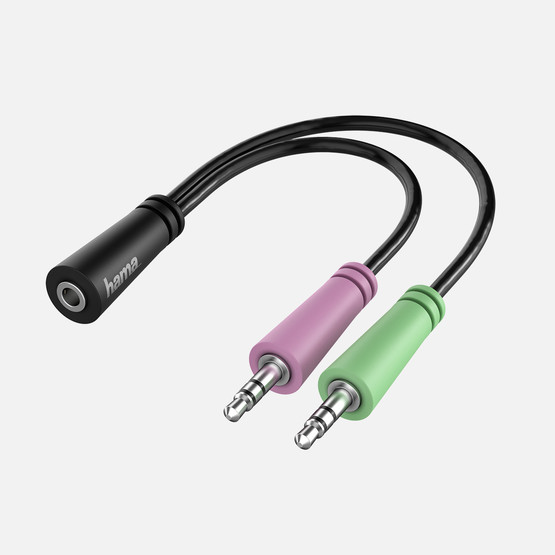 Hama Audio Adaptör, 3.5 mm Jack Plug - 4-pin 3.5mm Jack