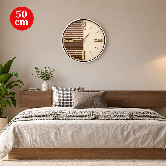 Deko Pkelsi Saat 50x50 cm Krem