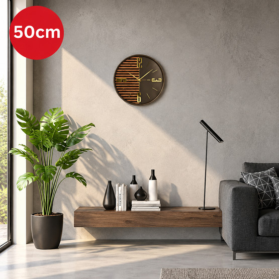 Deko Pkelsi Saat 50x50 cm Kahve

