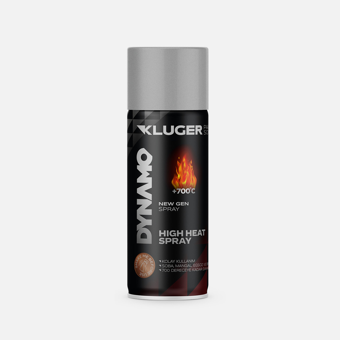    Kluger Dynamo Sprey Boya Isıya Dayanıklı Gümüş 508 400 ML

 