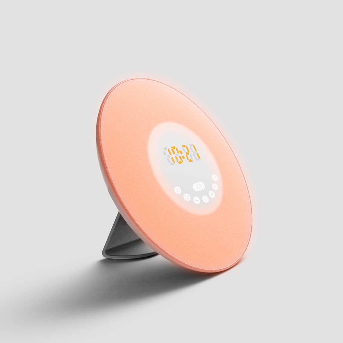    Şarjlı Çalar Saat ve Rgb Masa Lambası 