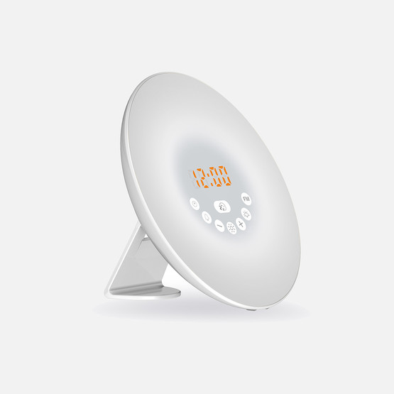Şarjlı Çalar Saat ve Rgb Masa Lambası