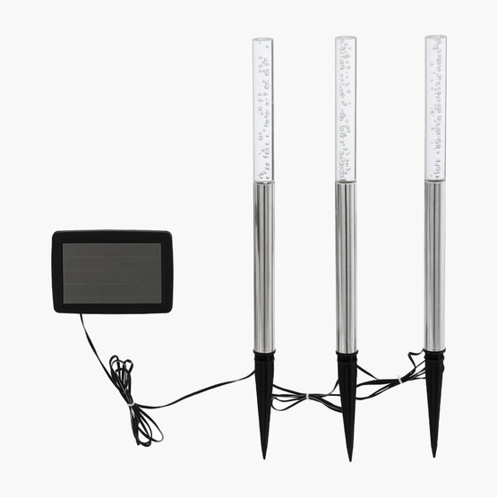 Eglo Solar Rgb Saplamalı Üçlü Bahçe Lambası