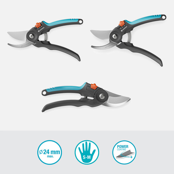 Gardena Budama Makası PremiumCut Flex, Bypass, Bahçe Budama Makası 24 mm (12242-20)