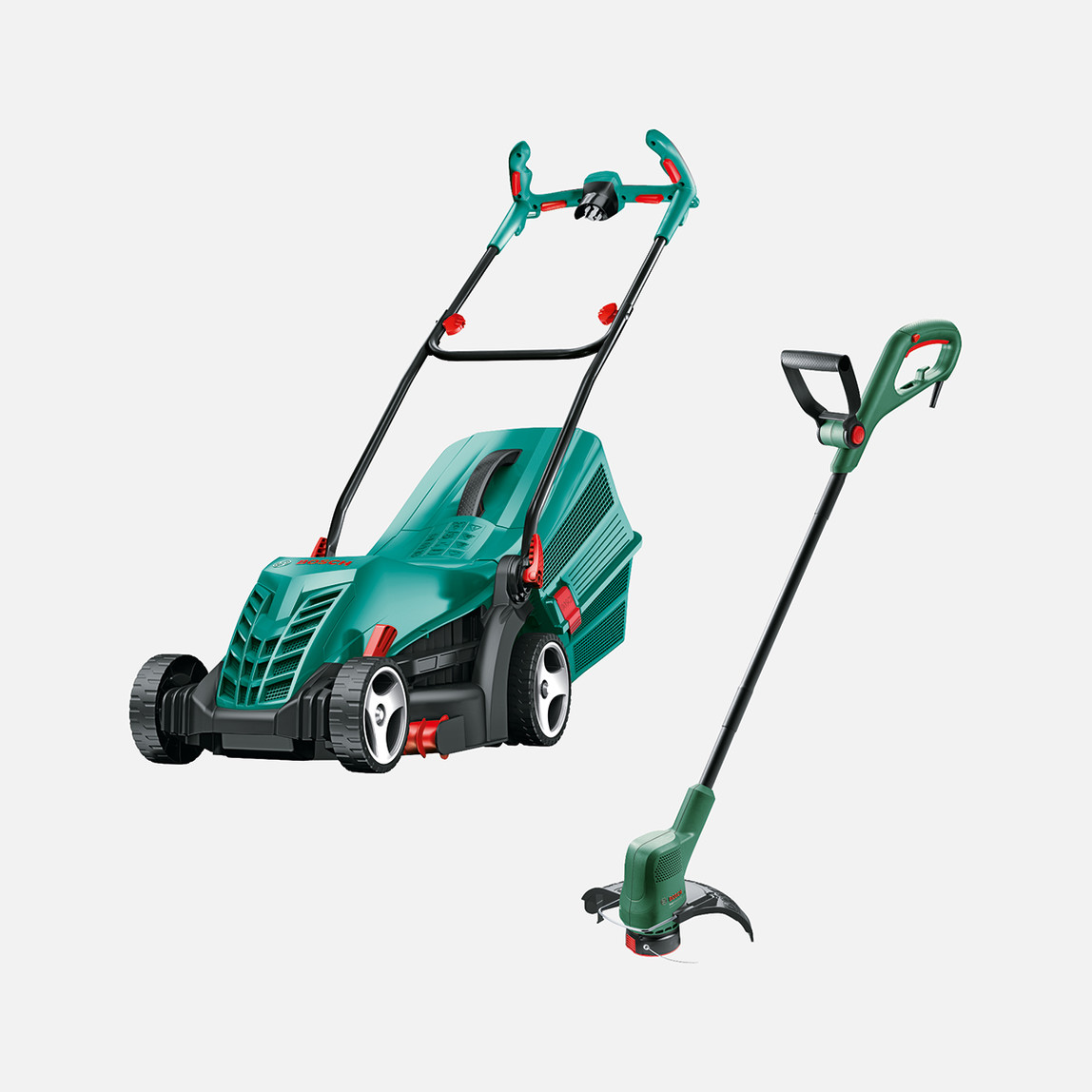    Bosch UNIVERSALROTAK34-405 -EASYGRASS Çim Biçme Seti (Çim Biçme Makinesi + Kenar Kesme Makinesi) 
