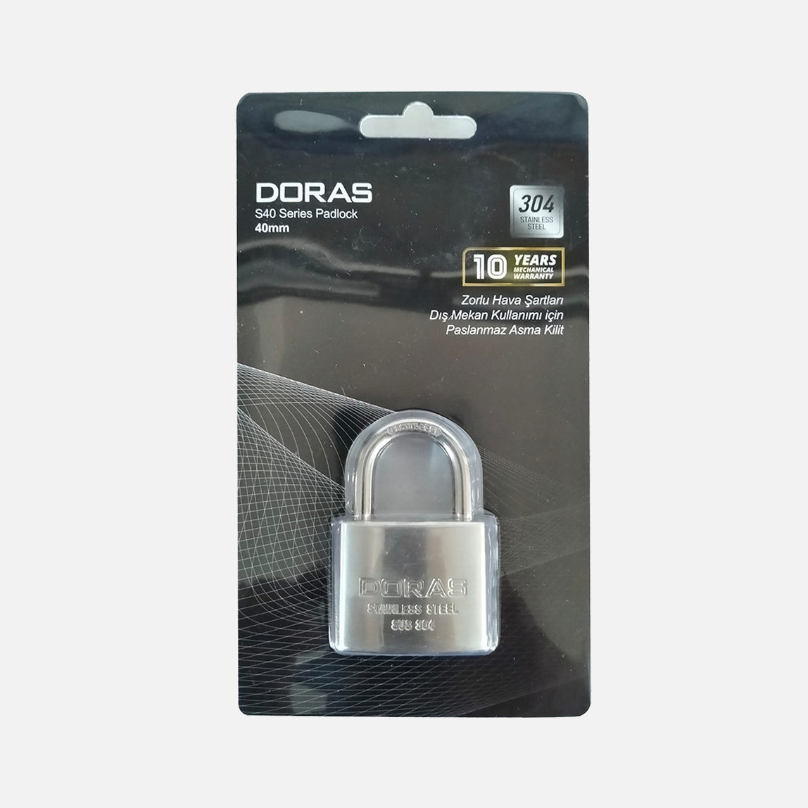    Doras Paslanmaz Asma Kilit 40mm 