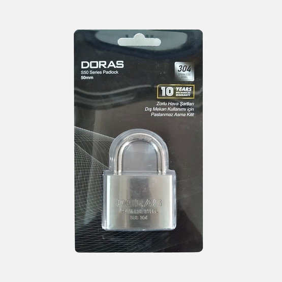 Doras Paslanmaz Asma Kilit 50mm