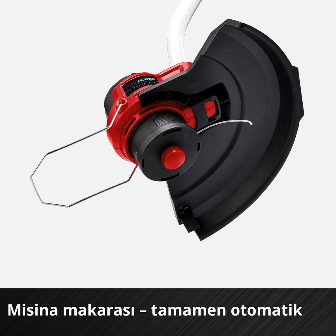    Einhell GP-CM 36/47 S Li BL (4x4,0 Ah) + GP-CT 36/35 Li BL Çim Biçme Seti (Çim Biçme Makinesi + Kenar Kesme Makinesi)
 