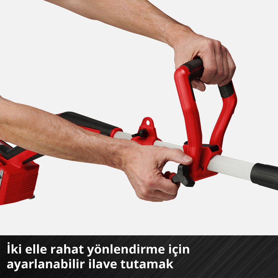    Einhell GP-CM 36/47 S Li BL (4x4,0 Ah) + GP-CT 36/35 Li BL Çim Biçme Seti (Çim Biçme Makinesi + Kenar Kesme Makinesi)
 