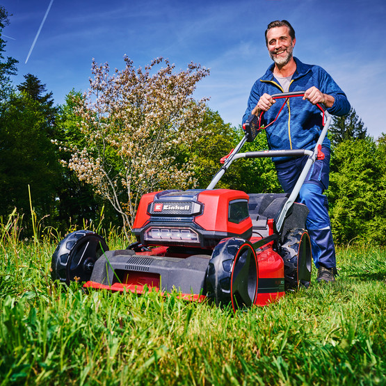 Einhell GP-CM 36/47 S Li BL (4x4,0 Ah) + GP-CT 36/35 Li BL Çim Biçme Seti (Çim Biçme Makinesi + Kenar Kesme Makinesi)
