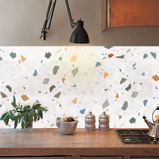 Tink Mermer Desenli Duvar Panel PVC Karo 41 x 62 cm