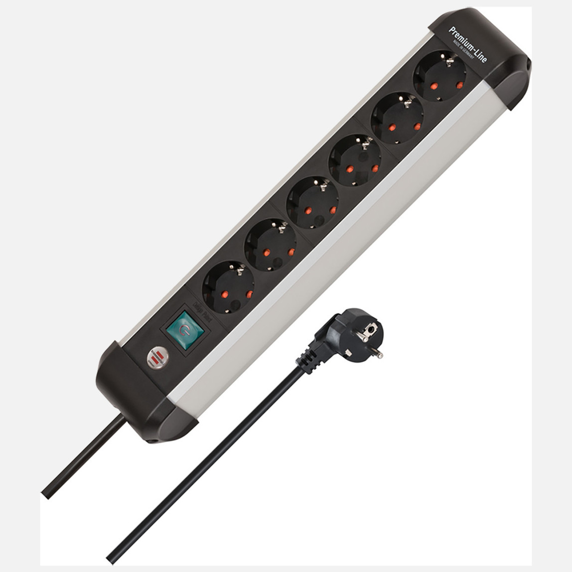    Brennenstuhl Premium Line 6'lı Anahtarlı Priz 3m 